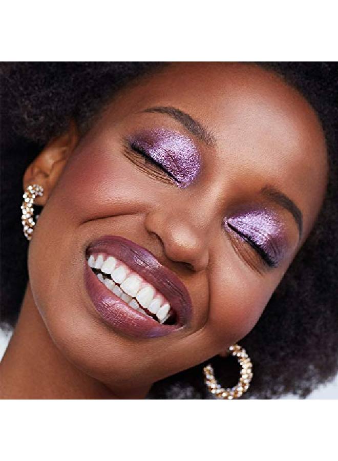 24/7 Moondust Eyeshadow Compact Space Cowboy - Light Champagne Gold With Silver Sparkle - Maximum Glitter & Velvety Shimmer