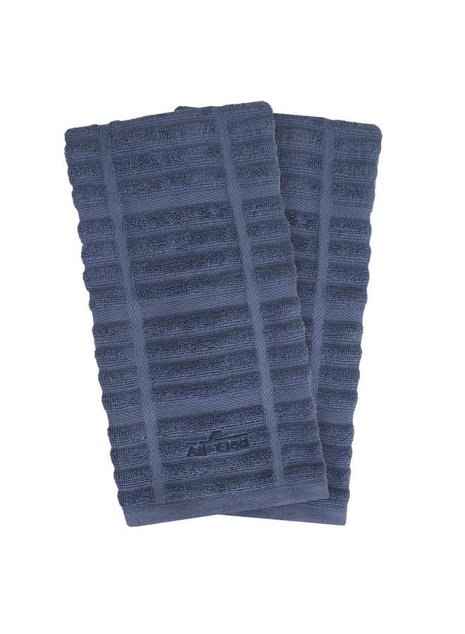Textiles Kitchen Towel Solid2 Pack Indigo