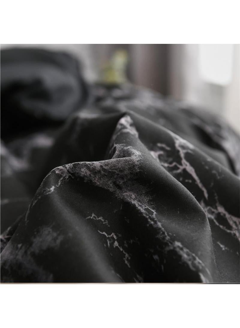 3-Piece Marble Patterned Bed Sheets Mattresses Breathable Mattress Cover