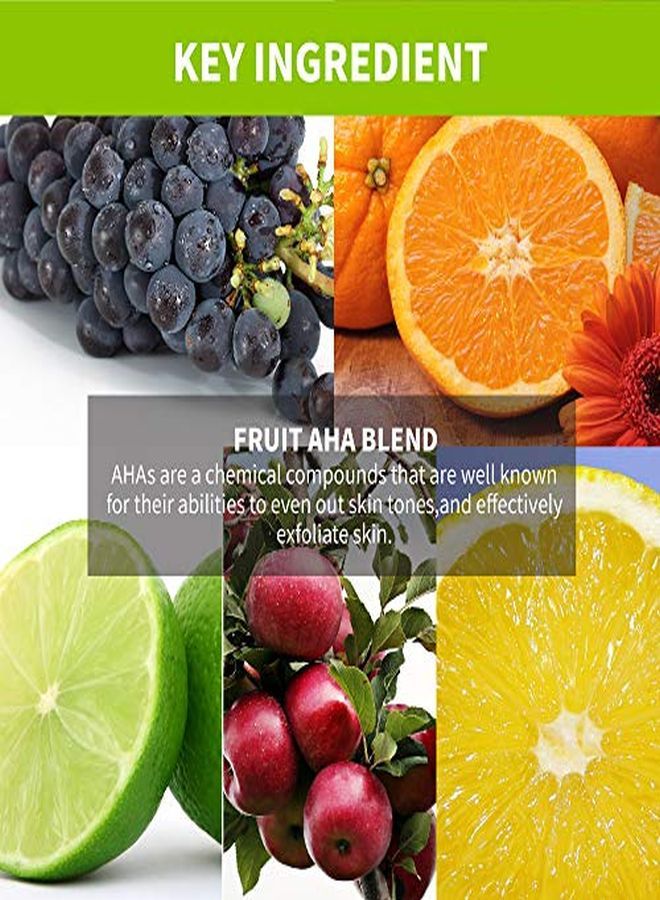 Lime Moisture Mild Peeling Gel 4.23 Fl Oz , Exfoliating, Deep Cleansing, Glowing Smooth With Aha, & Fruits Complex Control Sebum Clear Dead Skin Cells Blackheads PoreMinimizing