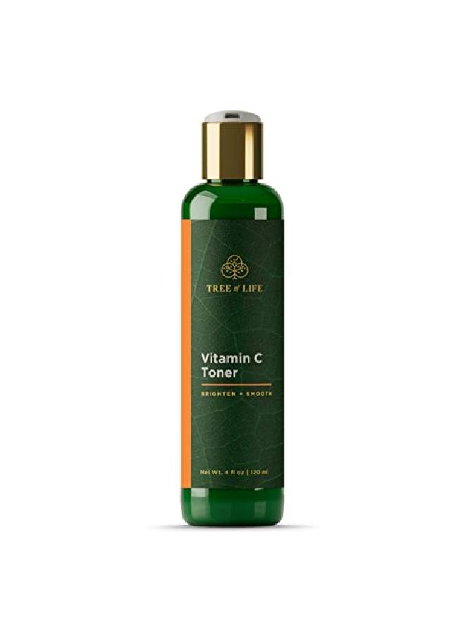 Tree Of Life Vitamin C Facial Toner For Minimizing Pores ; Toner And Makeup Remover For Face 4 Fl Oz