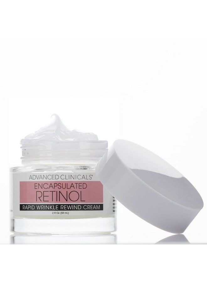 Encapsulated Retinol Face Cream Moisturizer Facial Lotion Helps Diminish Wrinkles Crepey Skin & Age Spots Fragrance Free Anti Aging Skin Care Retinol Lotion For Face 2 Fl Oz