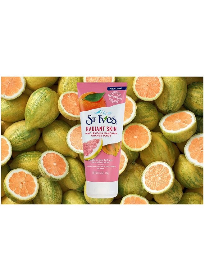 Pink Lemon And Mandarin Orange Face Scrub 170grams