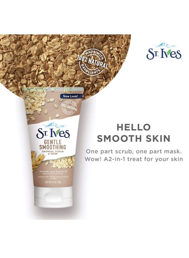 Nourished And Smooth Face Scrub And Mask 170grams