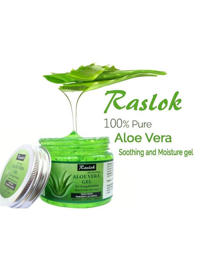 Aloe Vera Gel Pure Natural Organic Aloe Gel For Moisturizing Face Skin & Hair Care (Cucumber 7.76 Oz)