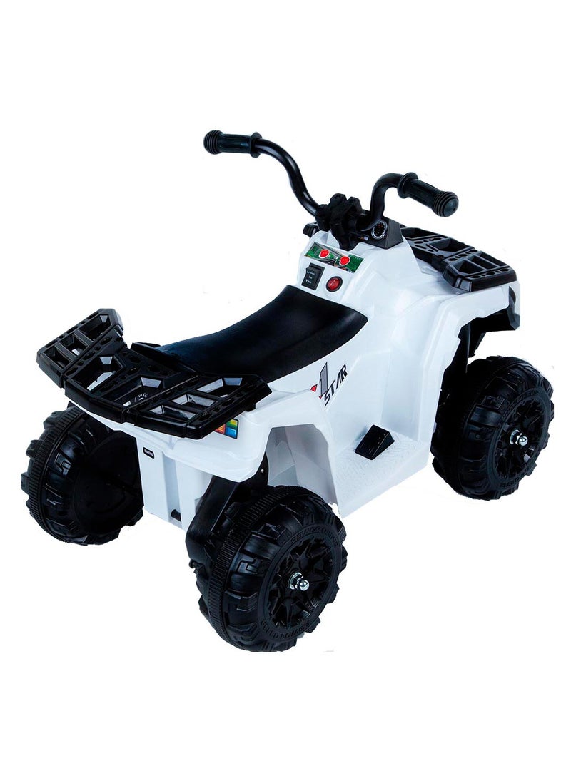 BabyLove Quad Bike Rideon White