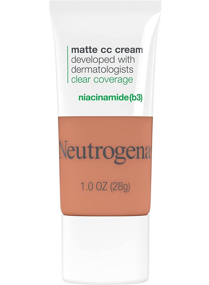 Neutrogena Clear Coverage Flawless Matte CC Cream Ginger 1 oz