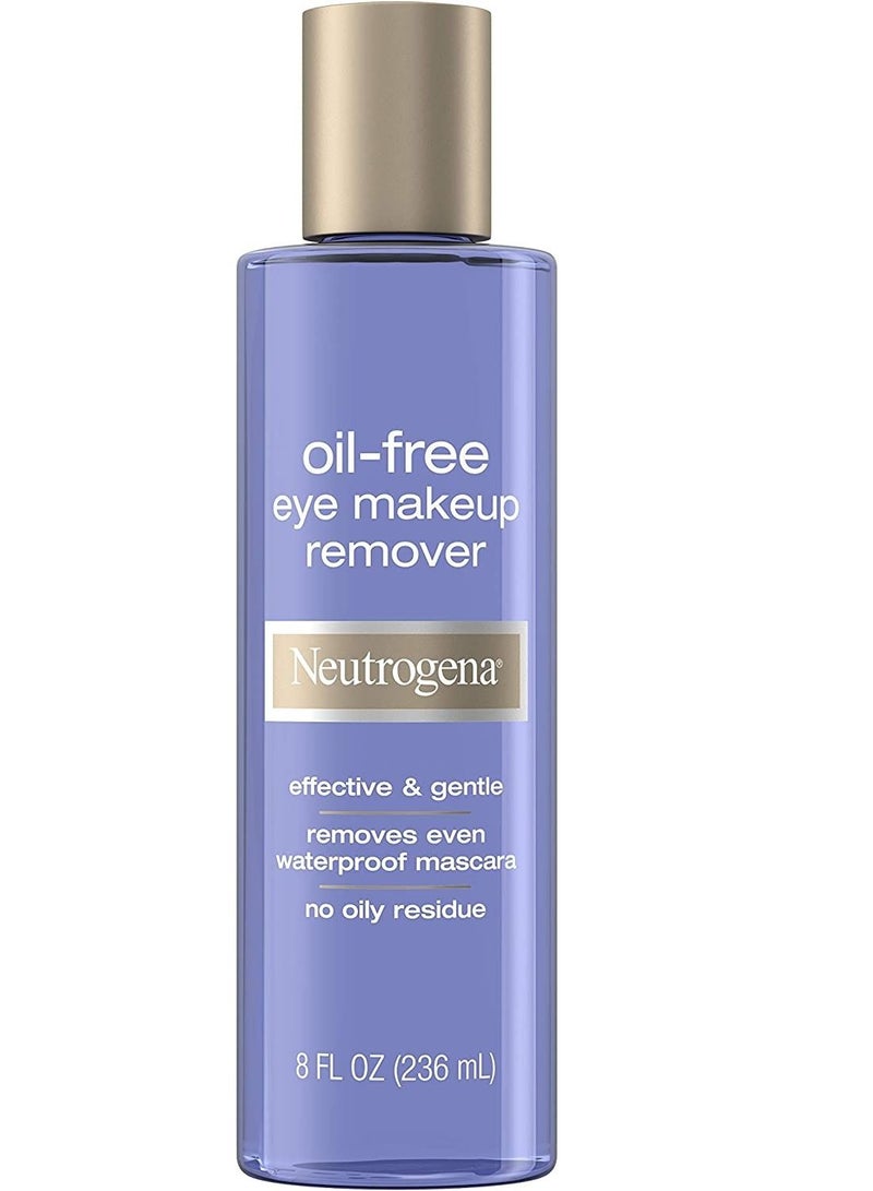 Neutrogena Gentle Oil Free Eye Makeup Remover Cleanser 8 Fl Oz