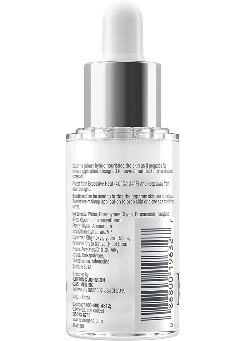 Neutrogena Shine Control Matte Booster Face Primer And Serum, 30 Ml