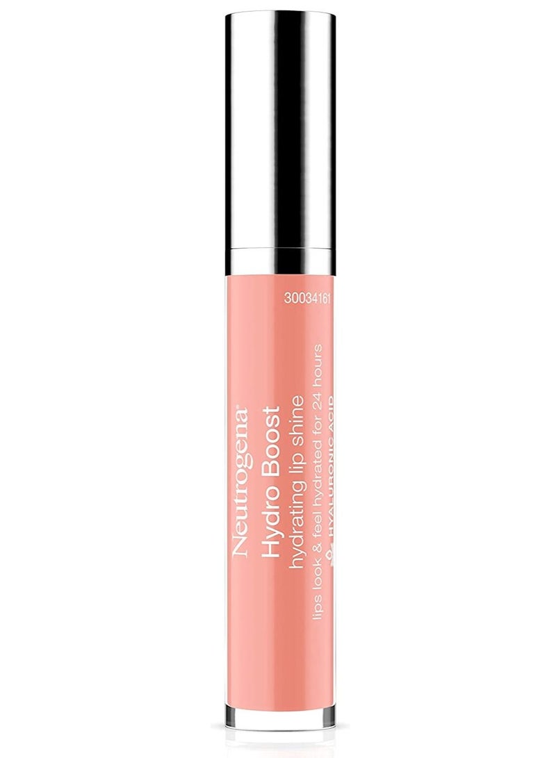 Neutrogena Hydro Boost Hydrating Lip Shine, 23 Ballet Pink Color, 0.10 oz