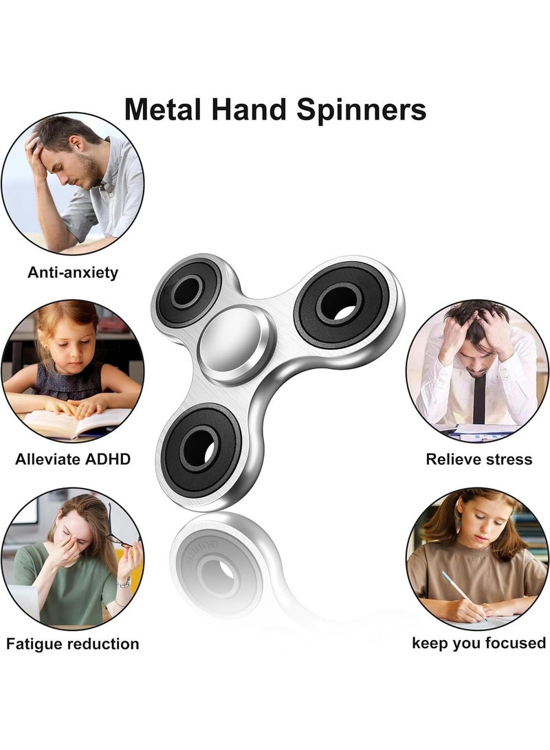 Spiral Creative Triangle Aluminum Alloy Fingertip Top Decompression Toy