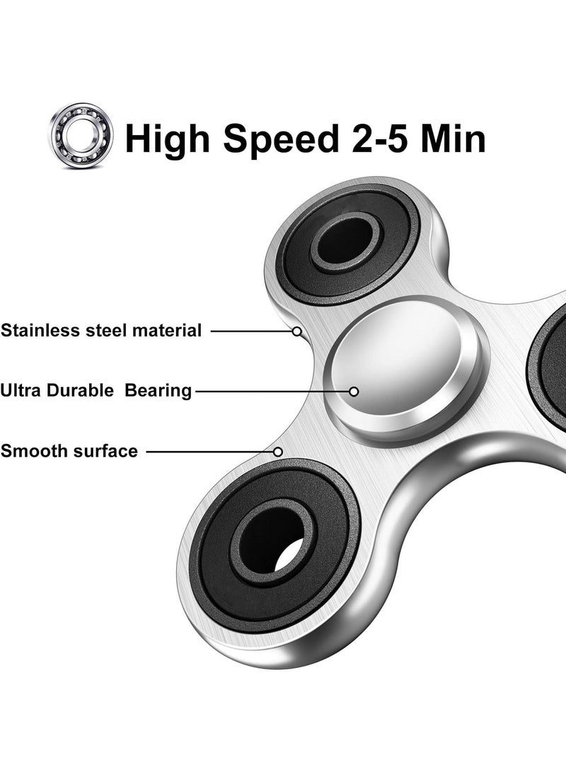 Spiral Creative Triangle Aluminum Alloy Fingertip Top Decompression Toy