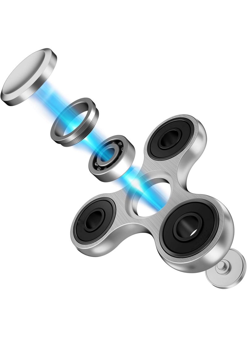 Spiral Creative Triangle Aluminum Alloy Fingertip Top Decompression Toy