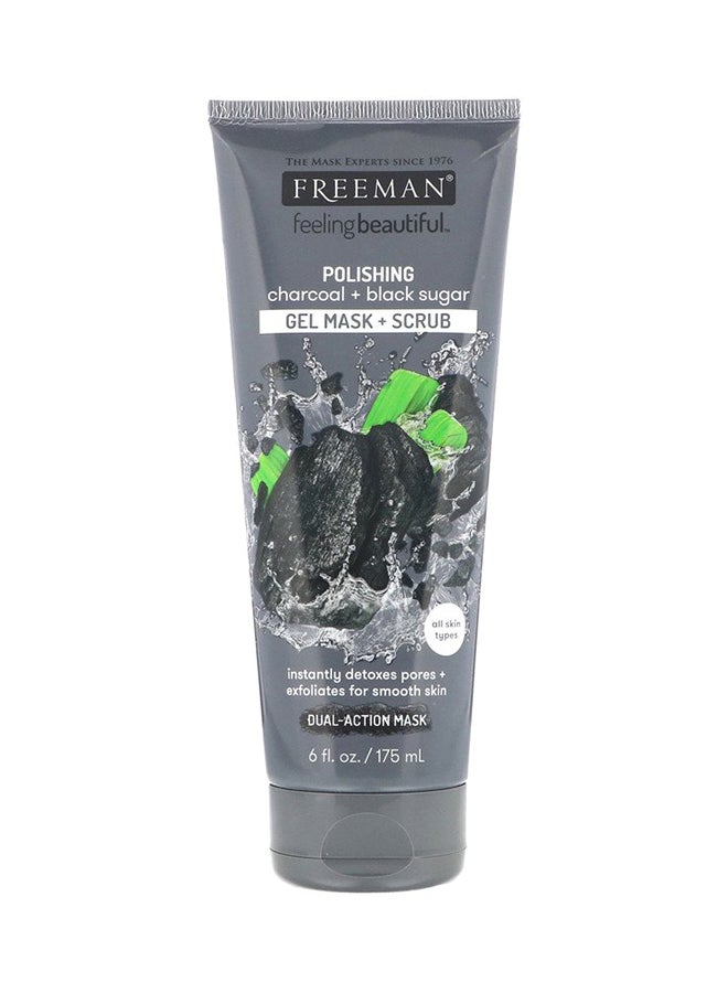 3-Piece Charcoal And Black Sugar Polishing Mask 175ml