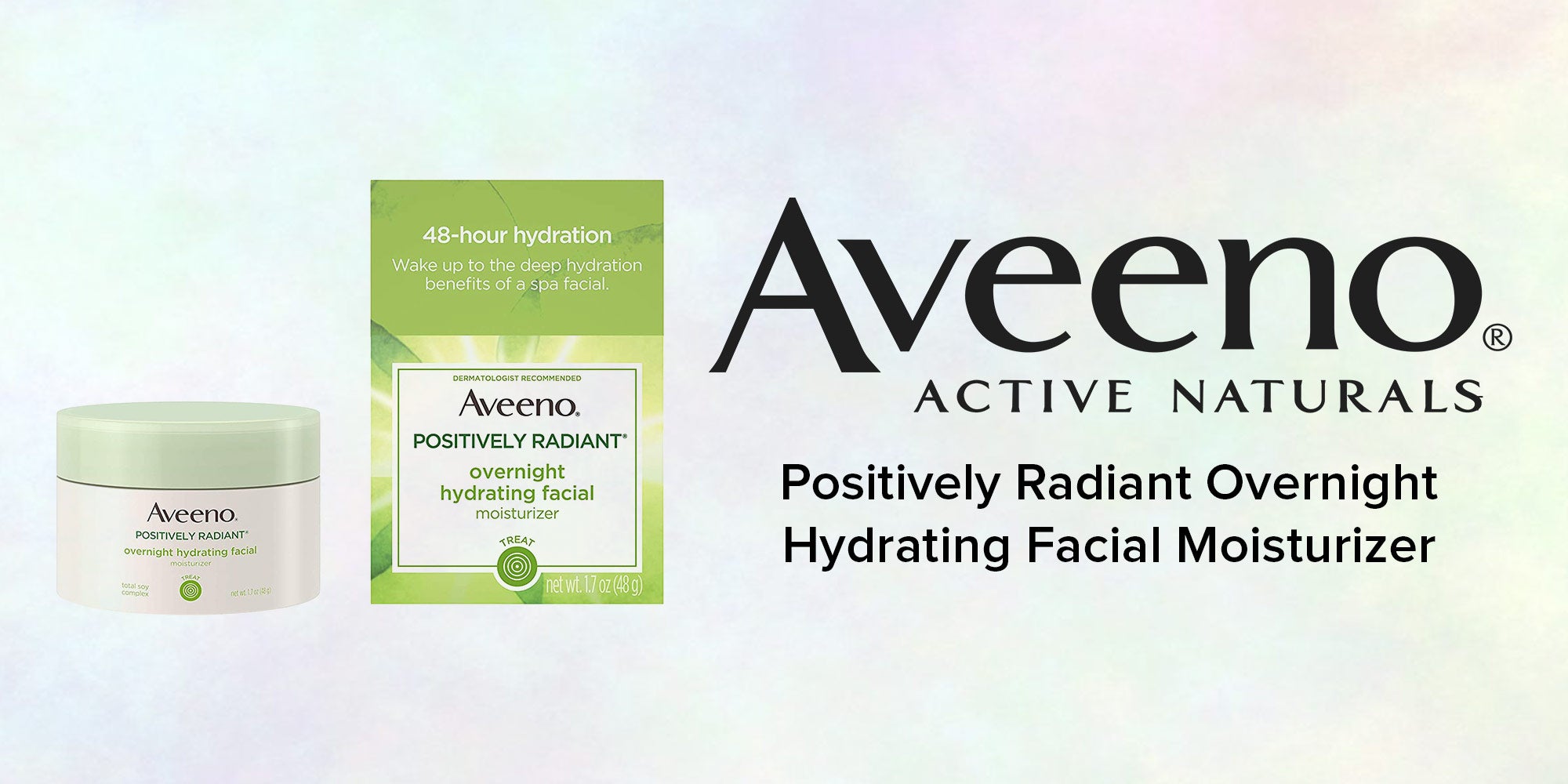 Active Naturals Positively Radiant Overnight Hydrating Facial Moisturizer 48grams