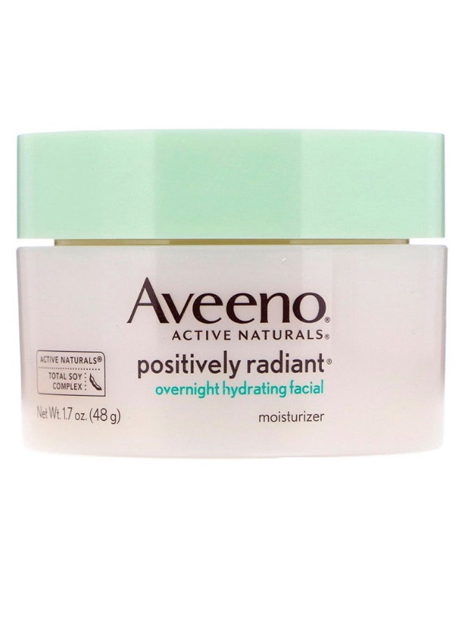 Active Naturals Positively Radiant Overnight Hydrating Facial Moisturizer 48grams
