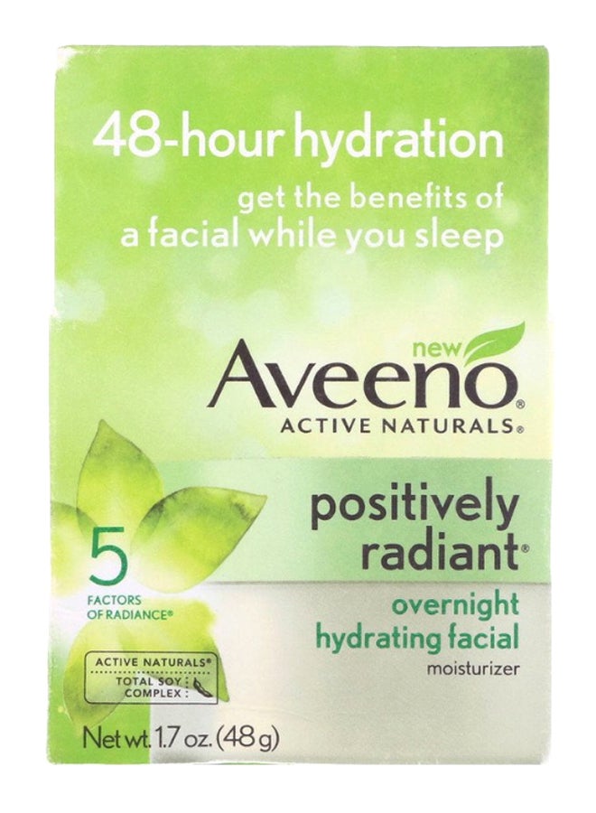 Active Naturals Positively Radiant Overnight Hydrating Facial Moisturizer 48grams