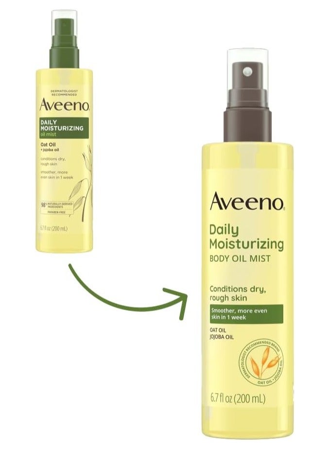 Aveeno Daily Moisturizing Body Oil Mist with Oat Oil 6.7 fl. oz (200ml)