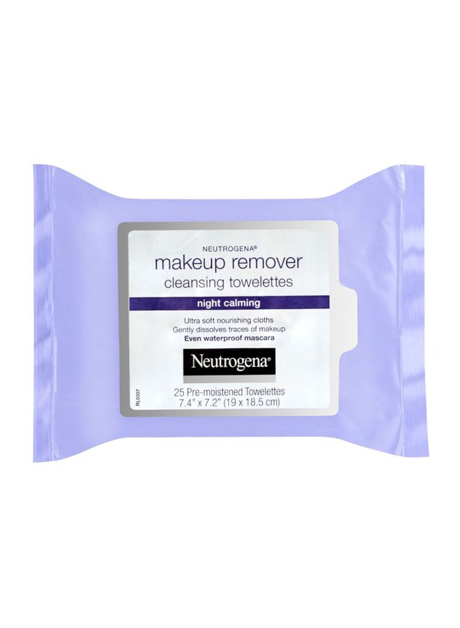 Pack Of 2 Ultra Soft Makeup Remover Cleansing Towelettes 19x18.5cm