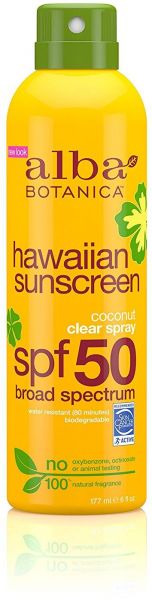 Hawaiian, Coconut Spray Sunscreen Spf 50, 6 Ounce