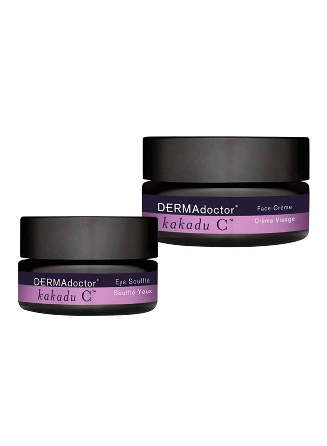 Kakadu C Face Creme and Eye Souffle Duo Black/Purple 30x2ml