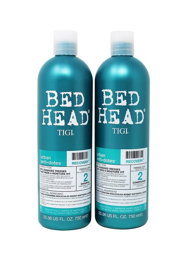 2-Piece Bed Head Recovery Shampoo And Conditioner Duo 750ml