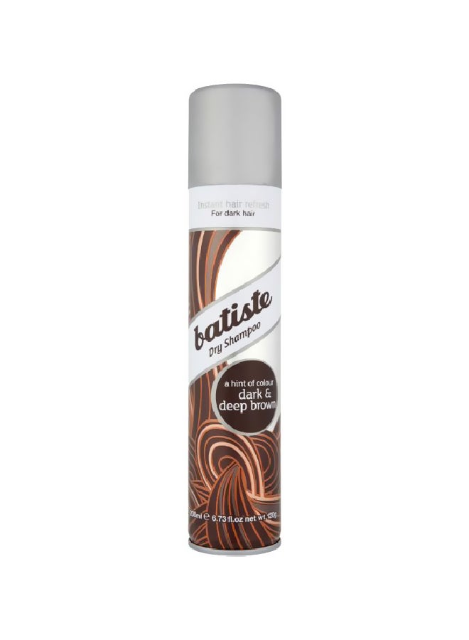 Instant Hair Refresh Dry Shampoo For Dark Hair Deep Brown 200ml