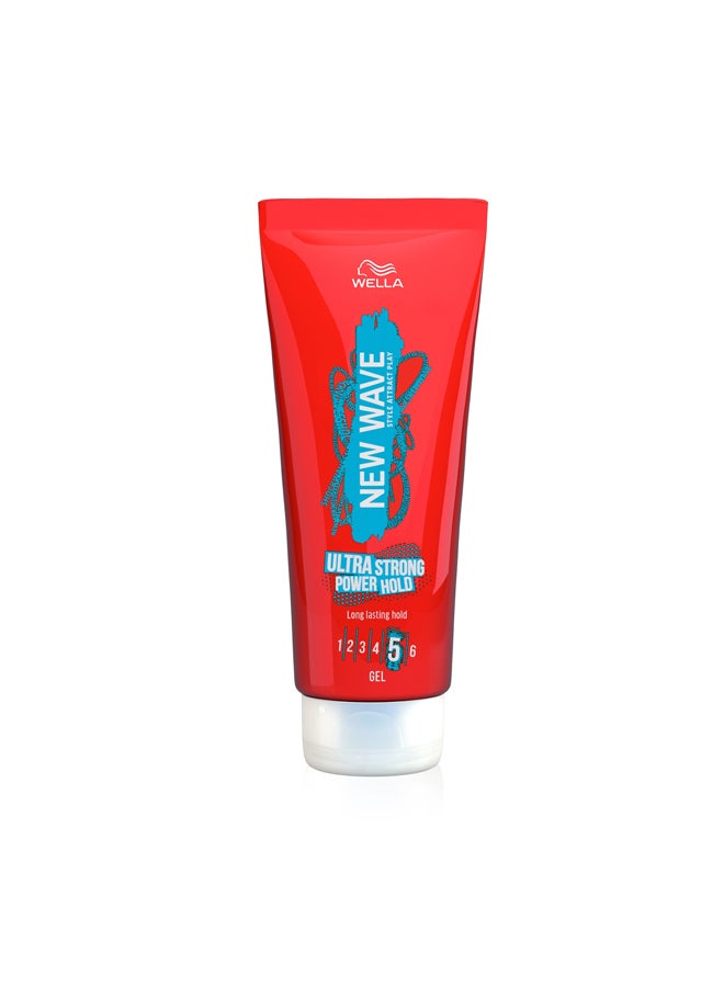 New Wave Ultra Strong Power Hold Gel Multicolour 200ml
