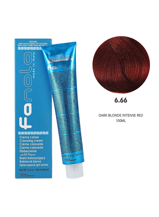 Hair Color Dye Cream Dark Blonde Intense Red 100ml