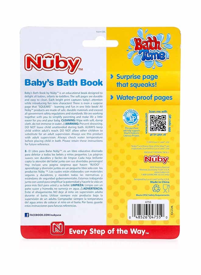 Waterproof Baby’s Bath Book