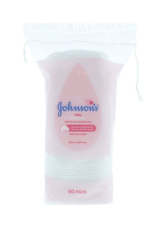 Johnsons Baby Cotton Pads 50'S New Pack