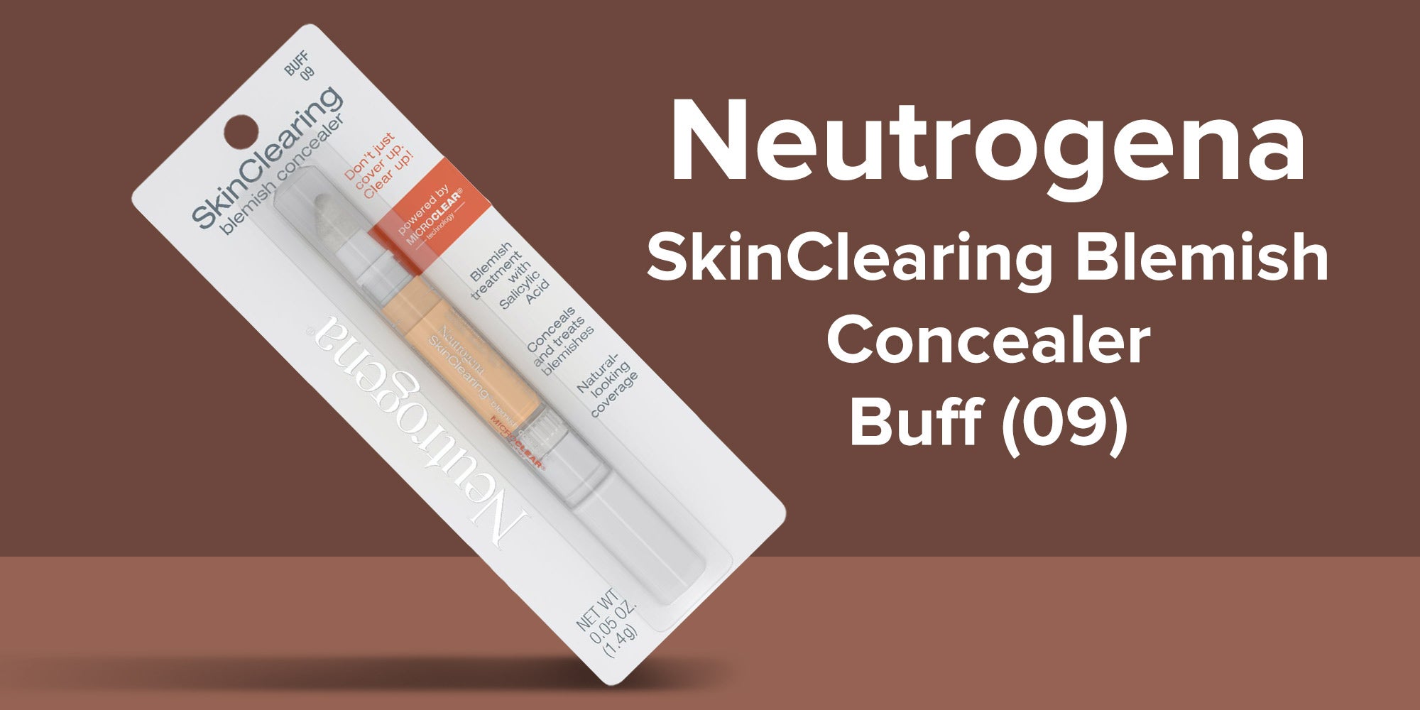 Skin clearing Blemish Concealer Buff 09