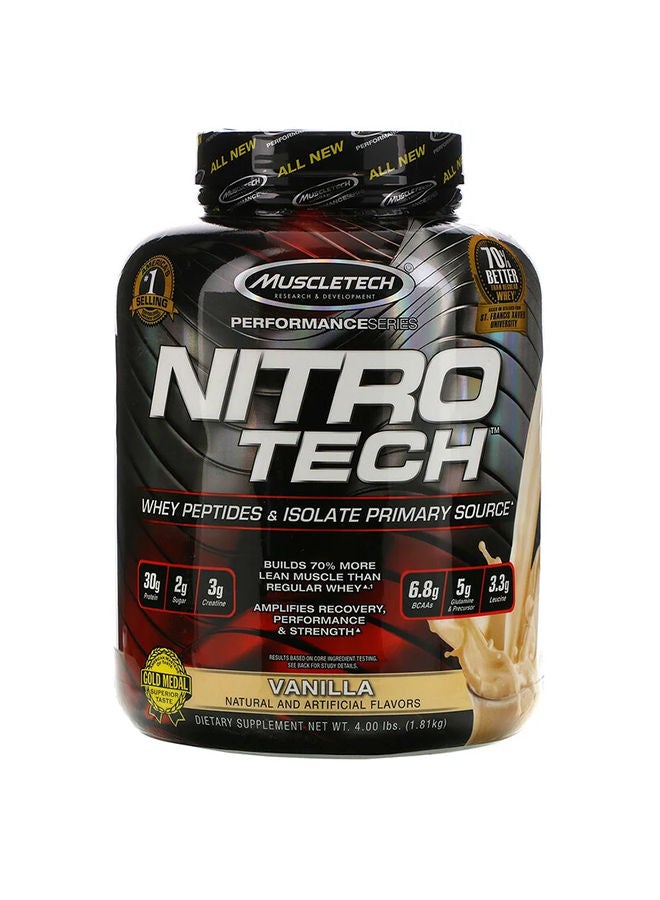 Nitro Tech Whey Isolate Protein Vanilla 1.81kg