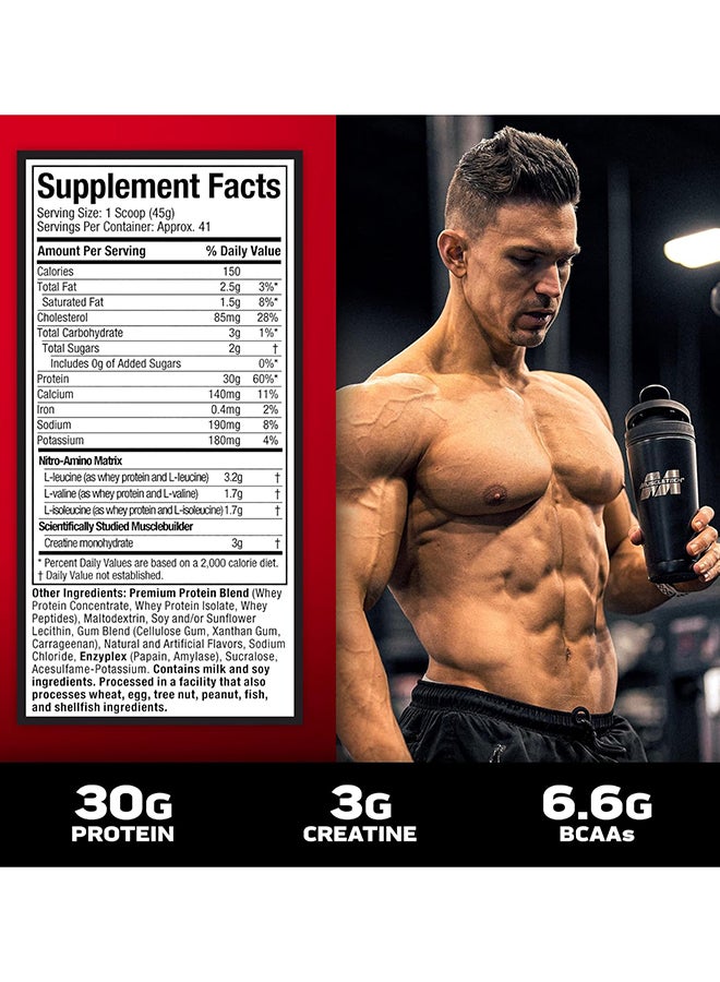 Nitro Tech Whey Peptides Protein - Vanilla - 1.81 Kg