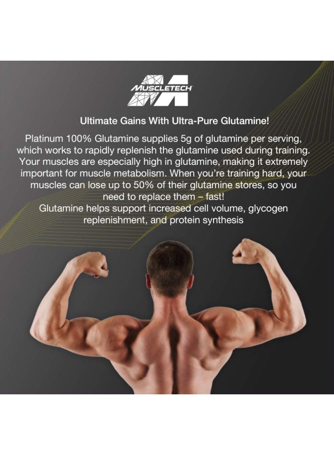 Platinum Glutamine Amino Acid - Unflavored - 60 Servings