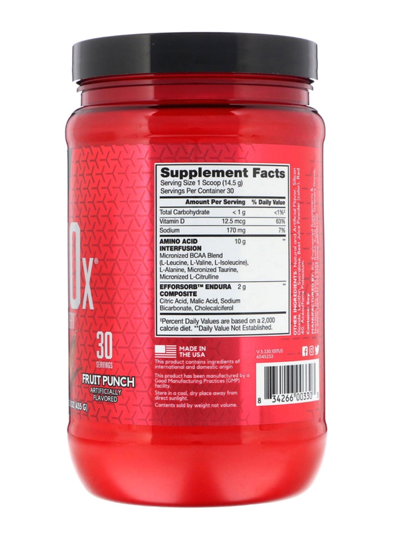 Fruit Punch Amino-X Endurance And Recovery