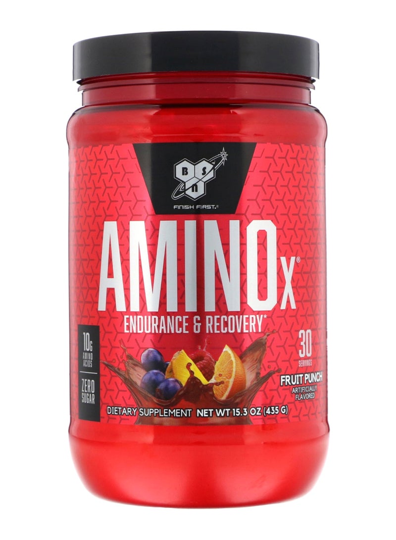 Amino-X Fruit Punch Endurance And Recovery Powder