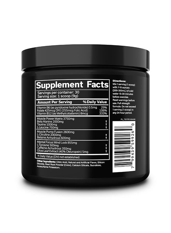 The Shadow Pre-Workout Dietary Supplement - Fruit Punch, 30 Servings