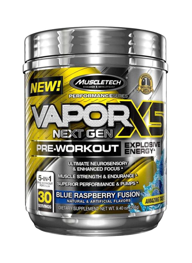 VaporX5 Next Gen PreWorkout Dietary Supplement 228g