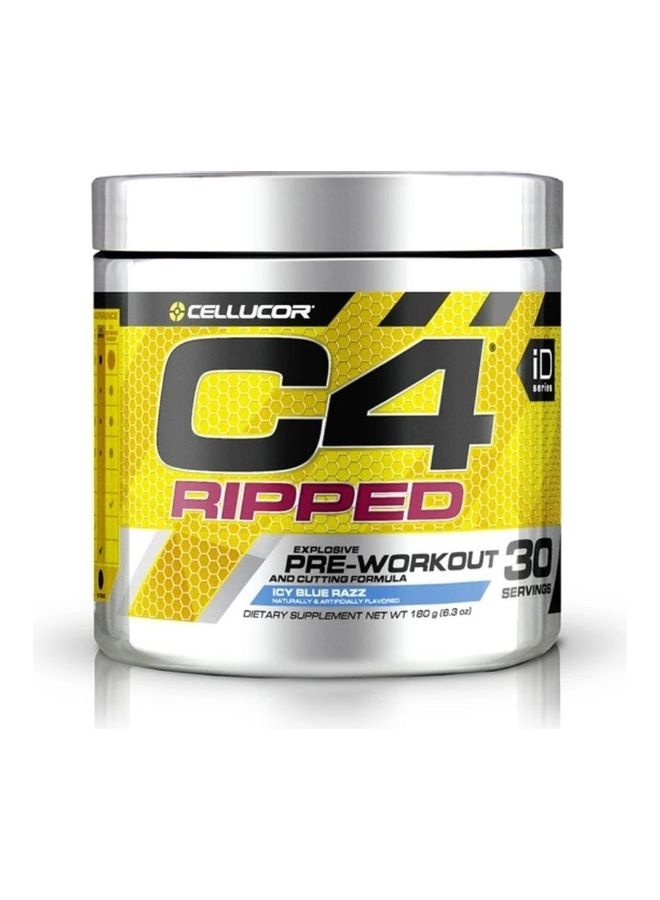 C4 Ripped Pre Workout - Icy Blue Razz