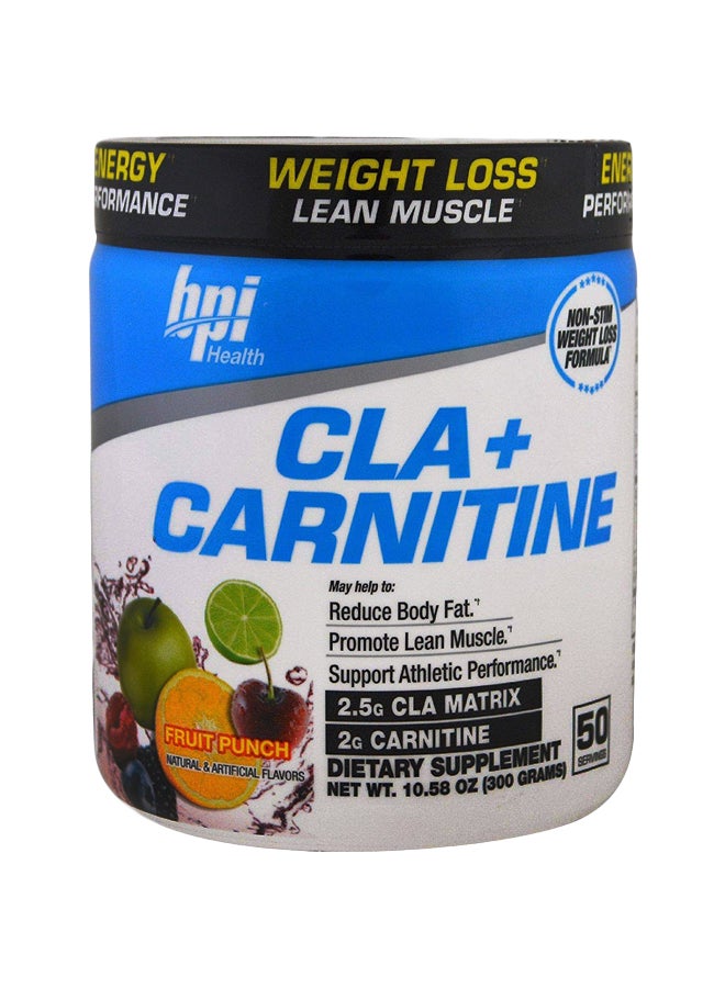 CLA+ Carnitine Dietary Supplement - Fruit Punch