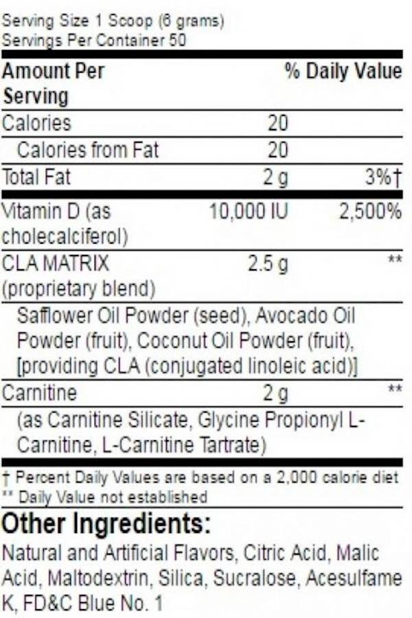 CLA+ Carnitine Dietary Supplement - Fruit Punch