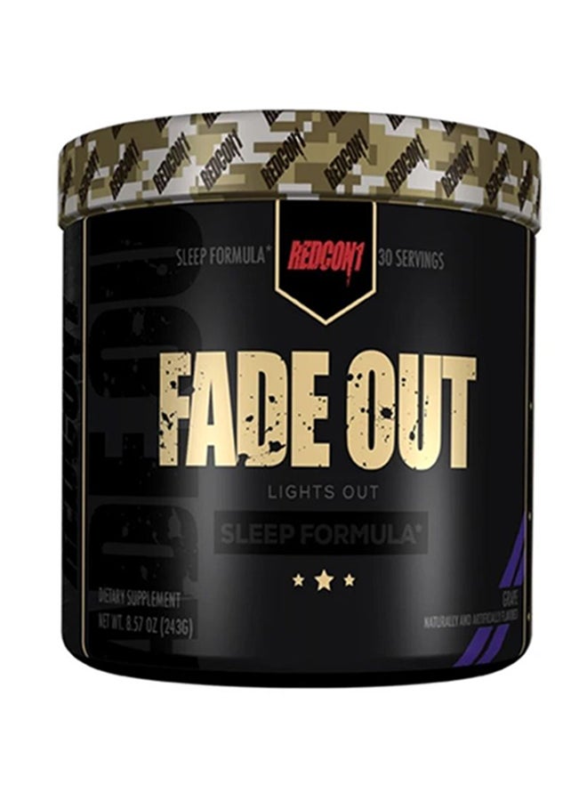 Fade Out Dietary Supplement, Grape flavor - 30 Servings