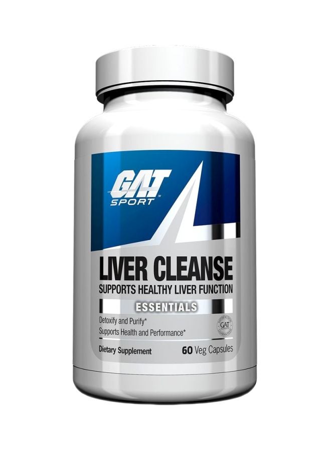 Liver Cleanse Essentials Dietary Supplement - 60 Vegetable Capsules