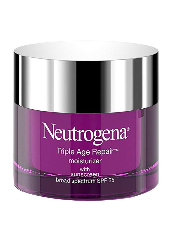 Triple Age Repair Face Moisturizer Broad Spectrum SPF 25 Purple