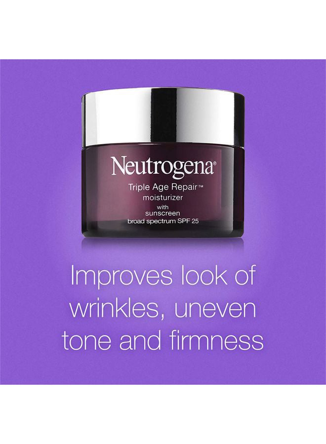Triple Age Repair Face Moisturizer Broad Spectrum SPF 25 Purple