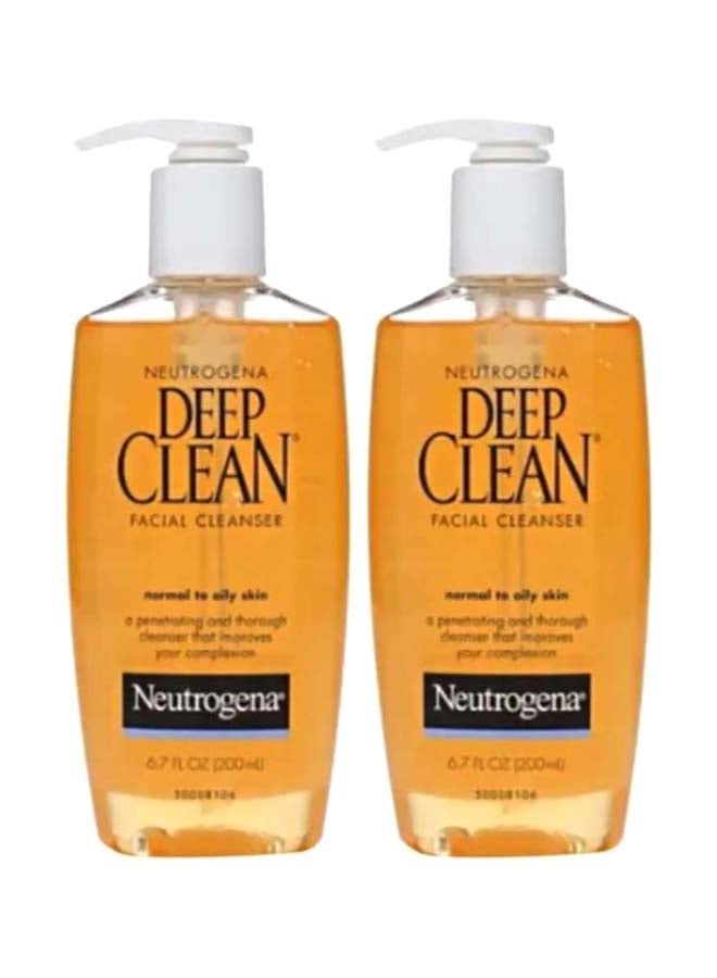 Pack Of 2 Deep Clean Facial Cleanser 200x 2ml