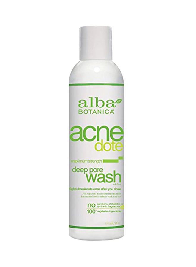 Pack Of 2 Acnedote Deep Pore Face Wash 177ml