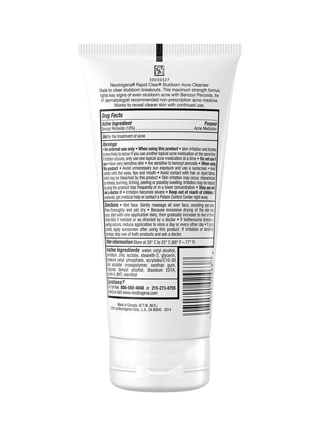 Rapid Clear Stubborn Acne Foaming Cleanser 147ml