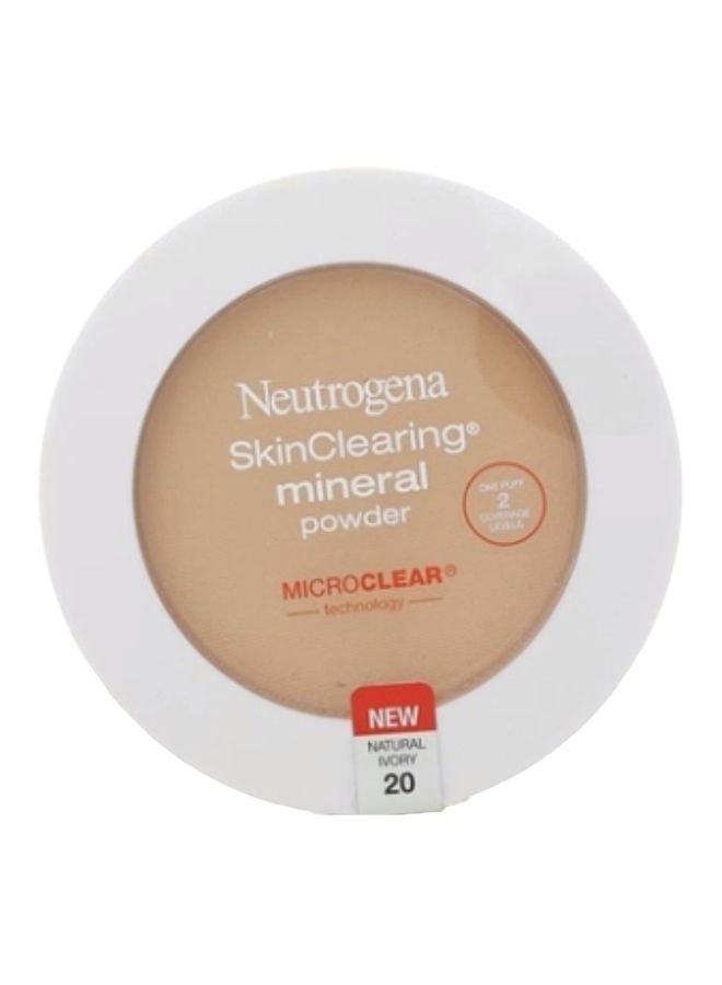 SkinClearing Mineral Powder Natural Ivory 20